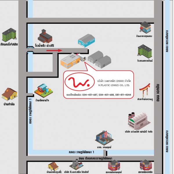 Photo map - โรงงานผลิตอ่างเปล ถังปูน - ว.พลาสติก (2002)